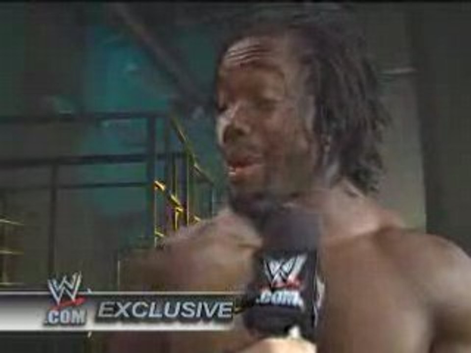 Exclusive: Kofi Kingston after his loss - ECW 4/20/08