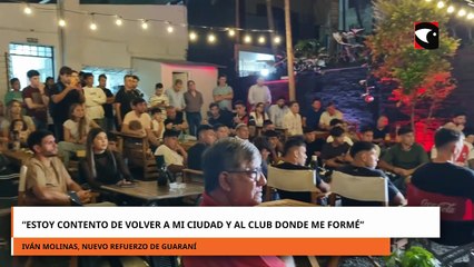 "Estoy contento de volver a mi ciudad y al club donde me formé"
