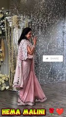 Bollywood Actress Hema Malini at Manish Malhotra Diwali Party Event 🔥❤️🌹