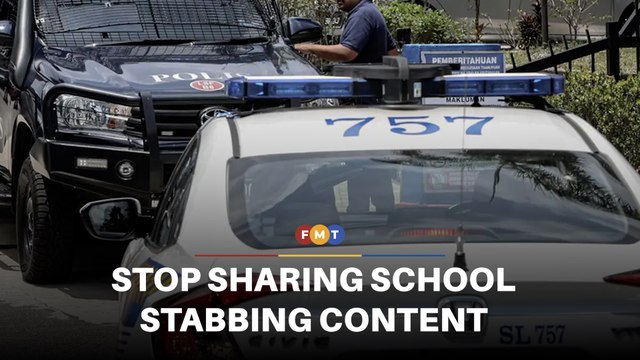 MCMC warns against sharing content on school stabbing