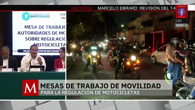 En la Cámara de Diputados, se llevan a cabo mesas de trabajo para la regulación de motocicletas