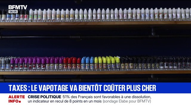 Les produits de vapotage pourraient bientôt être taxés de 30 à 50 centimes d'euros par flacon de 10 millilitres