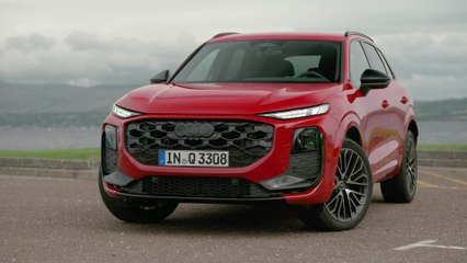 Audi Q3 SUV Exterior Design in Progressive Red