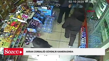 Akran zorbalığı güvenlik kamerasında