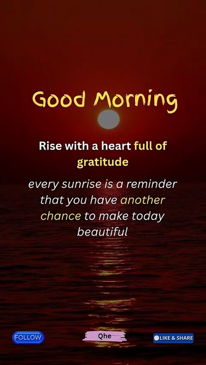 Every Sunrise is a Second Chance 🌞  Daily Motivation Video | Life lesson  #motivation#shorts