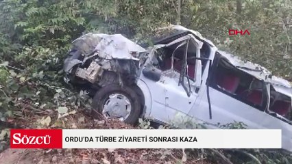 Ordu’da türbe ziyareti sonrası kaza: 11 yaralı