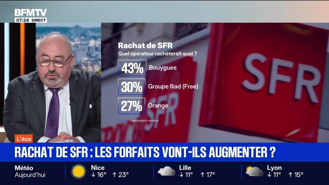 BFM éco : Rachat de SFR, les forfaits vont-ils augmenter ? - 15/10