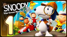 Snoopy & The Great Mystery Club Walkthrough Part 1 (PS5, Switch)