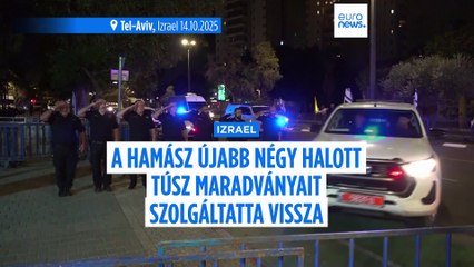A Hamász újabb négy túsz holttestét adta vissza -  Izrael lezárta a rafahi átkelőt, amíg nem jutnak haza a többi elhunyt maradványai