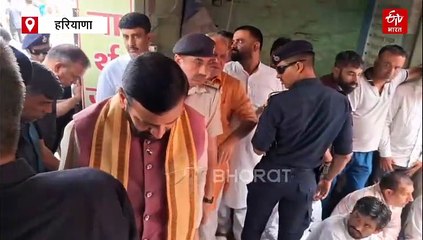 ASI संदीप लाठर के परिजनों से मिले मुख्यमंत्री नायब सैनी, परिजनों ने लगाई न्याय की गुहार