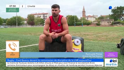 "Fred Quercy ne regrette rien, c'est lui la victime", affirme son avocat sur ICI Occitanie