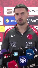 Merih Demiral: "Memleketimde olmak ayrı gurur veriyor"