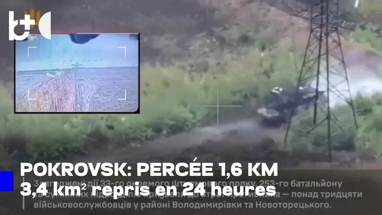 Les forces ukrainiennes avancent jusqu’à 1,6 km dans le district de Pokrovsk – selon Syrskyi