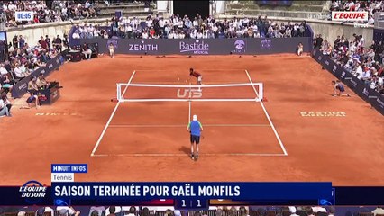 Saison terminée pour Monfils - Tennis - ATP