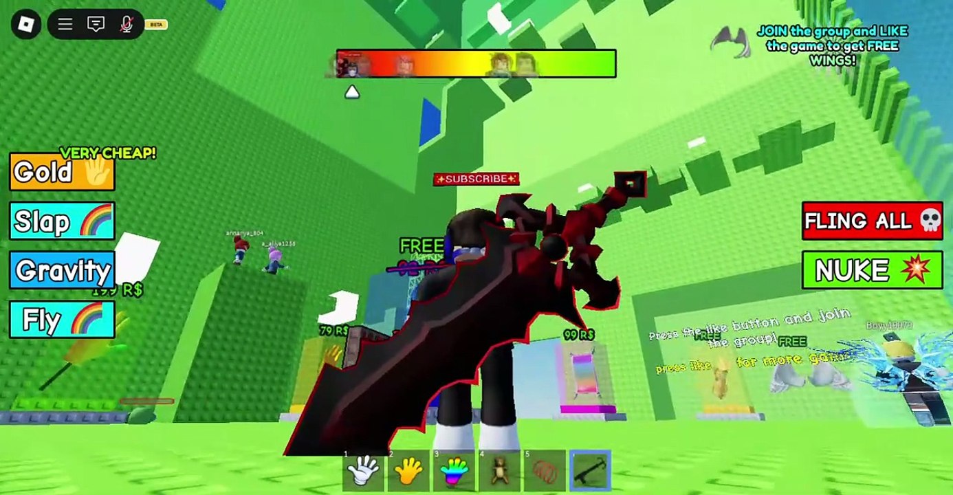 I Almost Won in Green Bean Slap Tower 😭 Roblox Gameplay (Part 2)