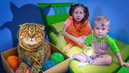 I Can’t Sleep! Roma and Friends See Monsters at Camp | Funny Kids Story