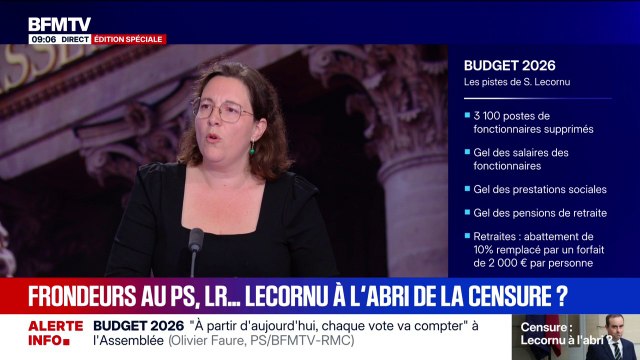 Motion de censure: “Sur la justice fiscale, on avait besoin d’un geste et à ce stade, on est vraiment sur rien du tout”, justifie Cyrielle Chatelain (les Écologistes)