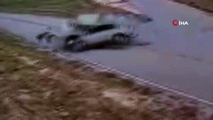 15 yaşındaki sürücünün öldüğü kaza güvenlik kamerasında