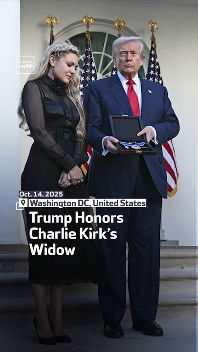 Trump Honors Charlie Kirk’s Widow
