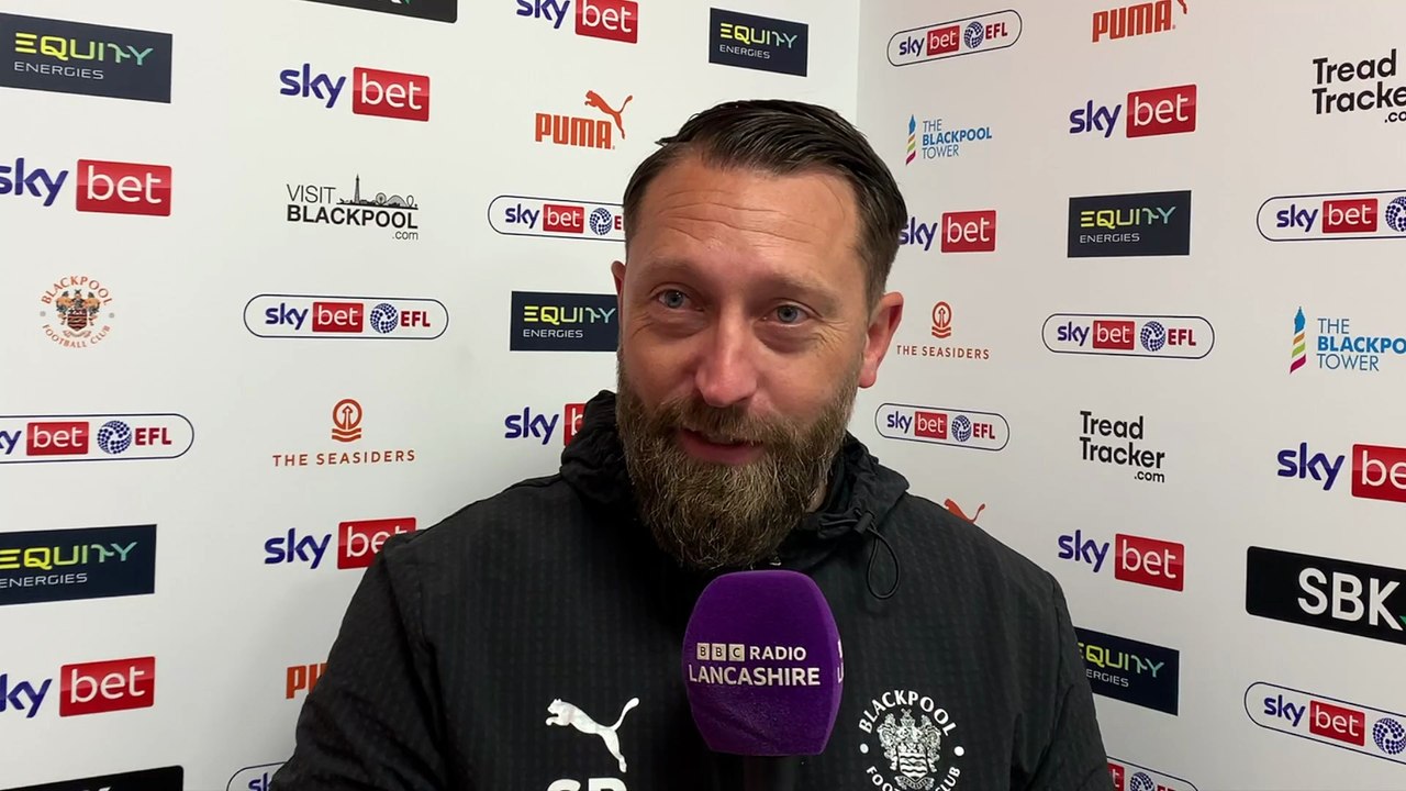 Blackpool interim boss reflects on EFL Trophy win