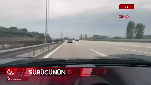 Bursa'da sürücünün dikkati kazayı önledi