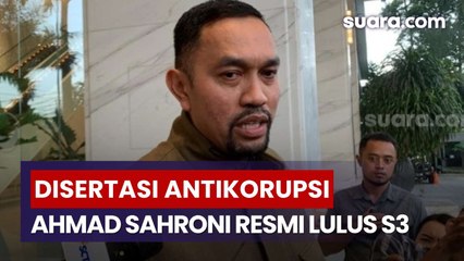Ahmad Sahroni Muncul Lagi di Wisuda S3, Disertasinya Soal Pemberantasan Korupsi
