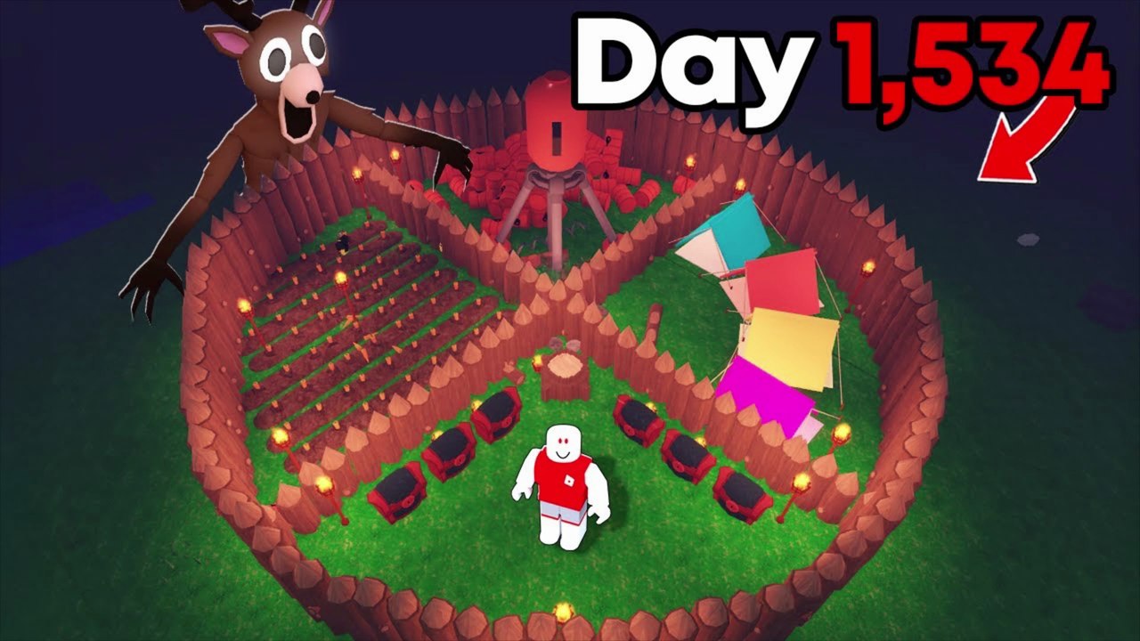 ROBLOX | I Built the SAFEST AFK Base in 99 Nights in the Forest!