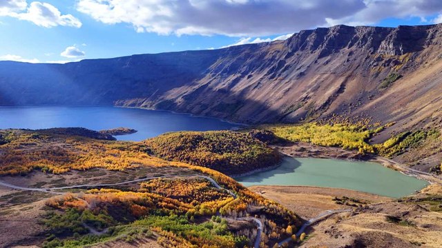Nemrut Kalderası'nda sonbahar güzelliği