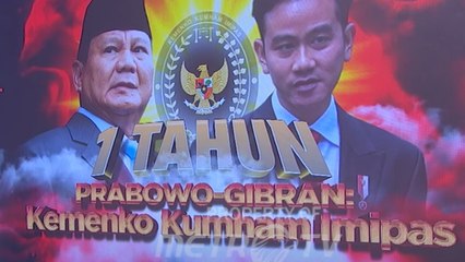 Setahun Prabowo-Gibran, Kemenko Kumham Imipas
