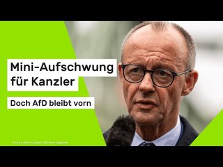Mini-Aufschwung für Kanzler - doch AfD bleibt vorn