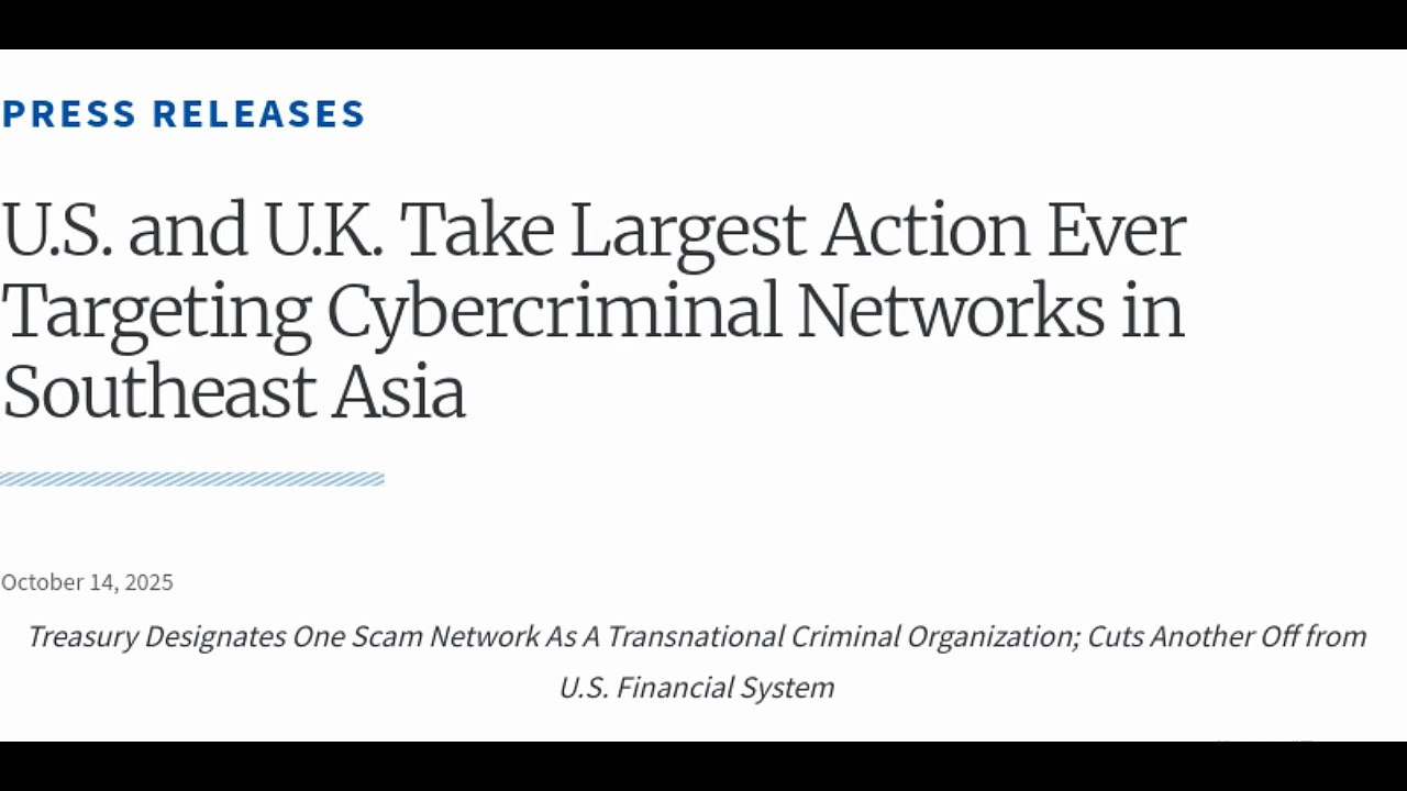 U.S. Seizes $14 Billion in Bitcoin: The Fall of the World’s Largest Crypto Scam