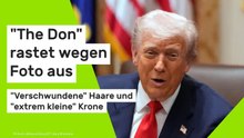 Donald Trump: "Verschwundene" Haare und "extrem kleine" Krone - "The Don" rastet wegen Foto aus