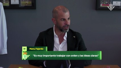 Manu Fajardo explica cómo funciona la dirección deportiva del Real Betis