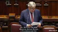 Tajani: Italia riconoscerà Palestina libera, sovrana e pacifica