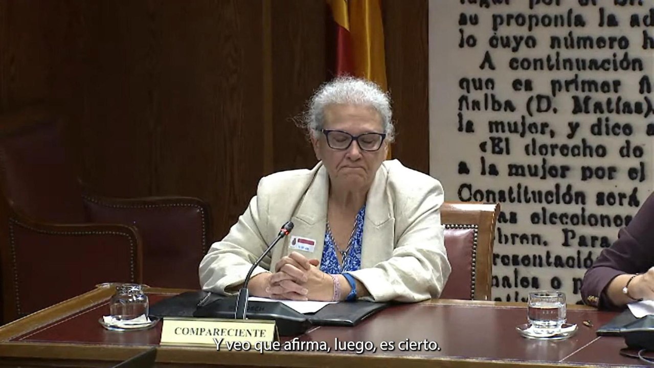 Vídeo | Carmen Pano asiente cuando se le pregunta si llevó 90.000 euros en efectivo a Ferraz.