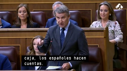 Feijóo acusa a Sánchez de permitir el "saqueo" a su círculo mientras "exprime" con impuestos a los ciudadanos