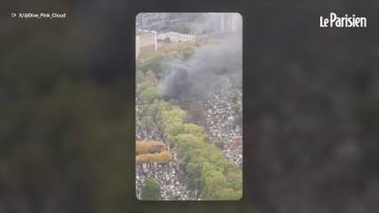 Paris : incendie au cimetière du Montparnasse à cause d’une balayeuse