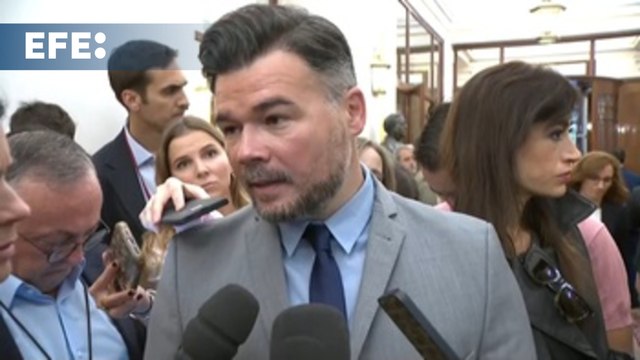 Rufián: con este PP tenemos PSOE hasta 2055