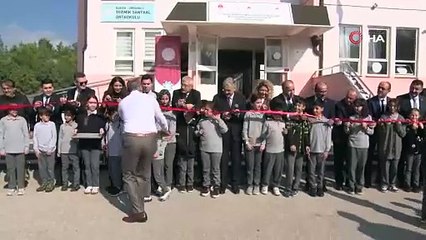 Bursa\'da yüzleri gülümseten proje! Vali, Başsavcı, Kaymakam... Herkes o okula gitti