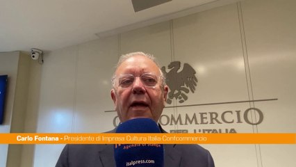 Fontana (Confcommercio) "Detassazione per sostenere consumi culturali"
