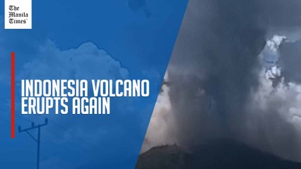 Indonesia’s Lewotobi Laki-laki blankets roofs in volcanic ash, disrupts farming