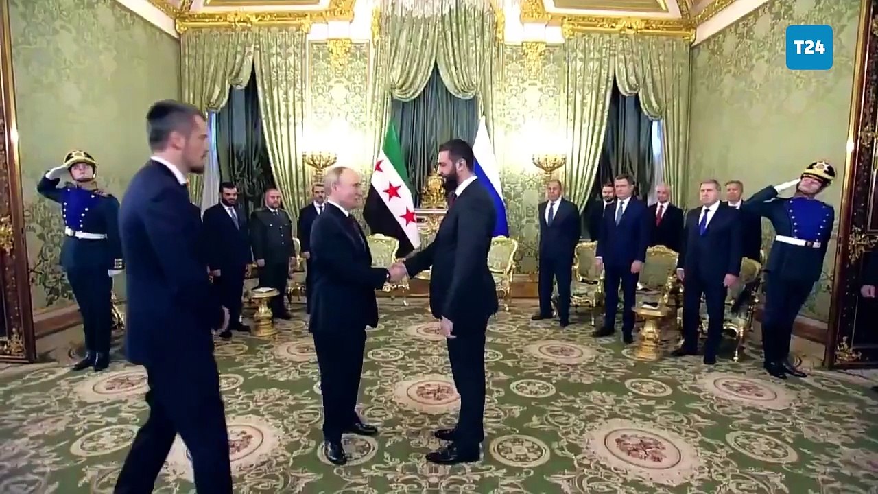 Putin ve Şara'nın tanışma anı!