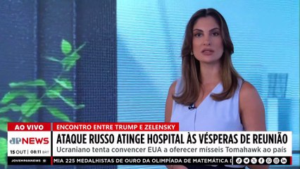 Ataque russo atinge hospital na Ucrânia às vésperas de reunião entre Trump e Zelensky