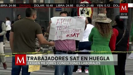 Protestas de trabajadores del SAT afectan operaciones en algunas ciudades de México