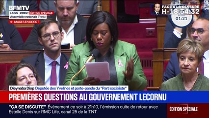Gaza: "La France ne peut rester en retrait", assure Dieynaba Diop (Parti socialiste)