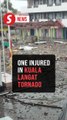 Tornado hits Selangor, woman injured after Sijangkang coordinator's office collapse