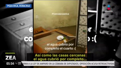 Influencer de Poza Rica, Veracruz, lo pierde todo por las lluvias