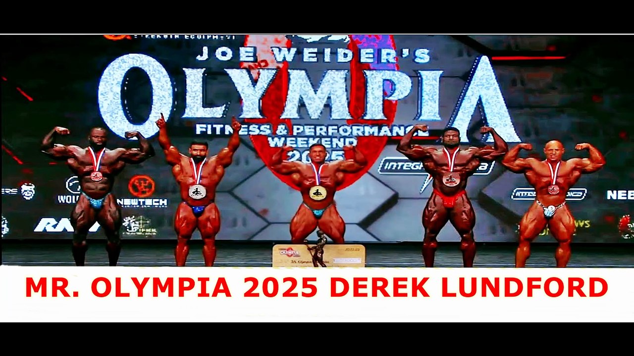 Mr. Olympia 2025 Derek Lunsford Wins