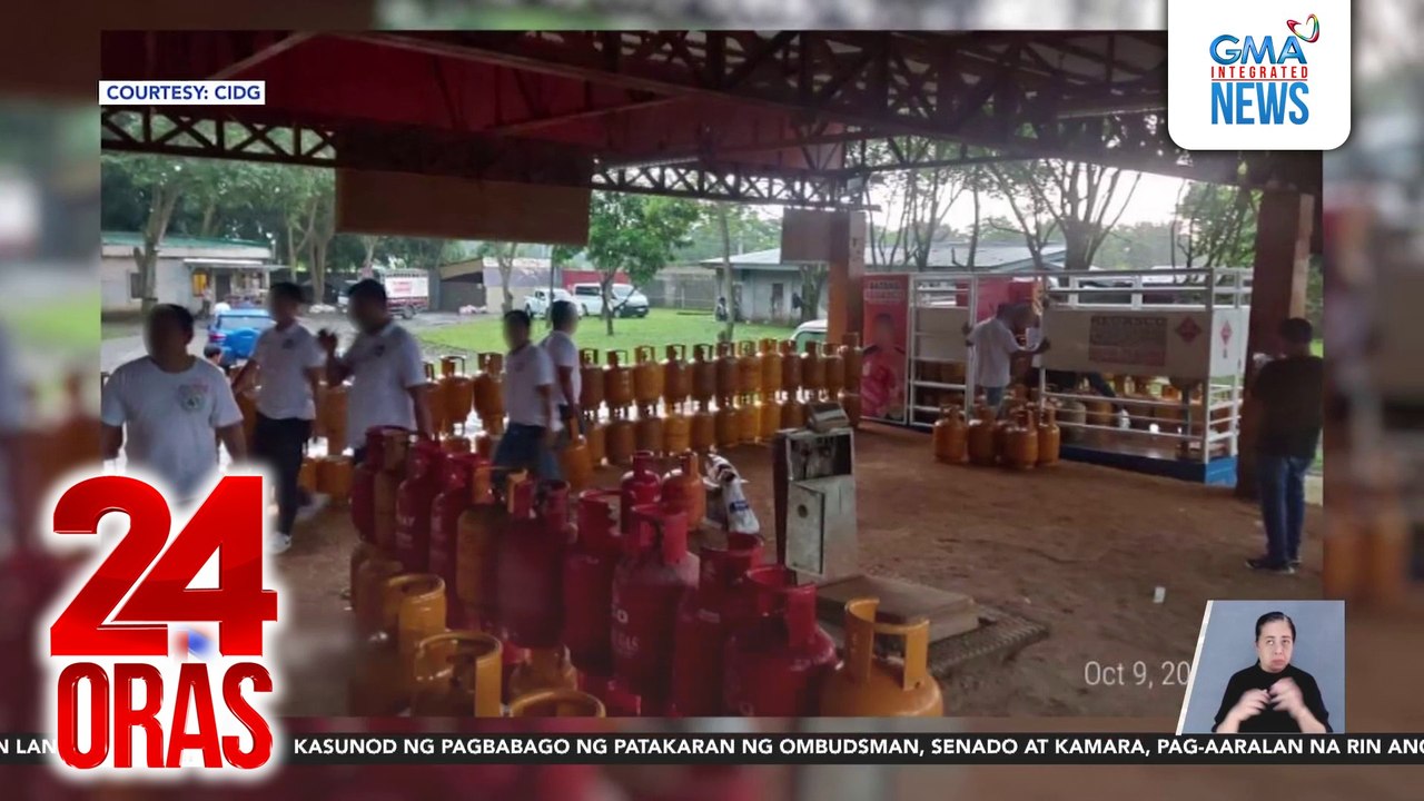 Ilegal na pagre-refill ng mga LPG tank, bistado; 3 suspek, arestado | 24 Oras