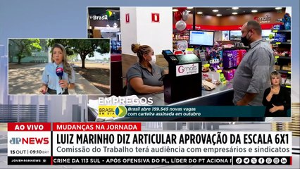 Governo está comprometido com fim da escala 6x1, diz Luiz Marinho; Vilela e D'Avila comentam